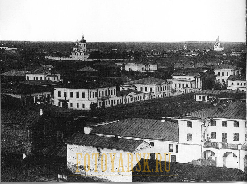 Панорама Енисейска в начале XX века