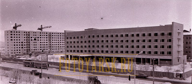 Строительство гостиницы Восток на проспекте им. газеты Краноярский рабочий