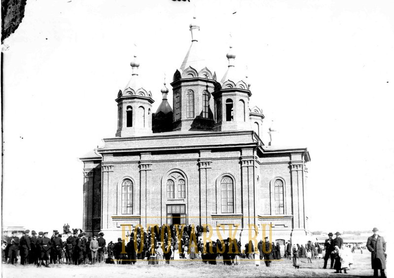 Праздничная служба в Вознесенской церкви в Минусинске