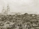 Старобазарная площадь Красноярска в конце XIX века
