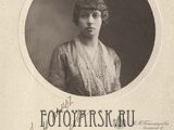 Фотопортрет Е. Даниловой, жены владельца Знаменского стекольного завода
