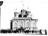 Праздничная служба в Вознесенской церкви в Минусинске