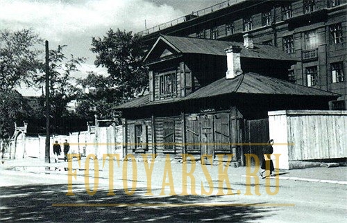 Фрагмент улицы К.Маркса в 1960-е годы в Красноярске