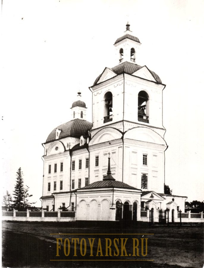 Благовещенская церковь в Красноярске в начале XX века