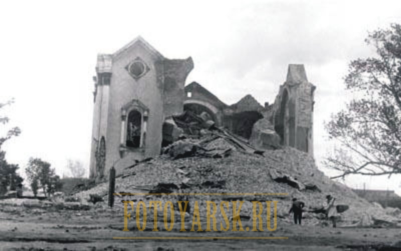 Руины Богородице-Рождественского Кафедрального собора в Красноярске