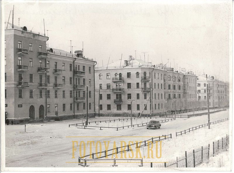 Улица Мичурина в Красноярске в 1960-е годы