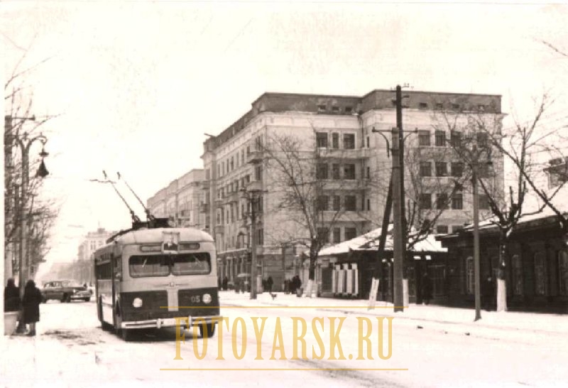 Первый троллейбус в Красноярске