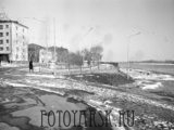 Набережная в Красноярске весной 1968 года