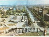 Предмостная площадь в Красноярске в 1970-е годы